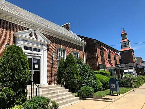 Haverford post office and Haverford Square shopping center